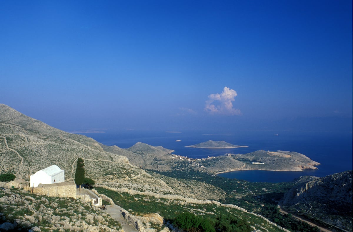 Halki Island of the Dodecanese Chora