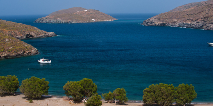 Europe, Greece, Cyclades, Kythnos, beach, Apokrousi