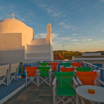 Europe, Greece, Cyclades, Kythnos, Hora, Panohori, bar