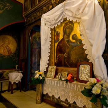 Europe, Greece, Cyclades, Kythnos, panagia, Kanala, church