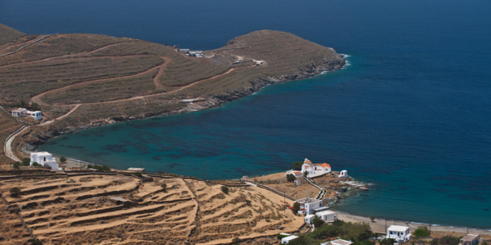 Europe, Greece, Cyclades, Kythnos, beach, Flabouria