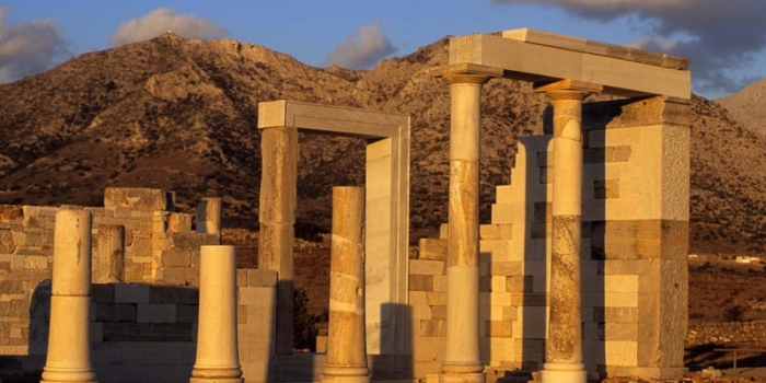 Dimitra temple.
 Naxos island. Cyclades. Greece.
 George Detsis. 09/2004.