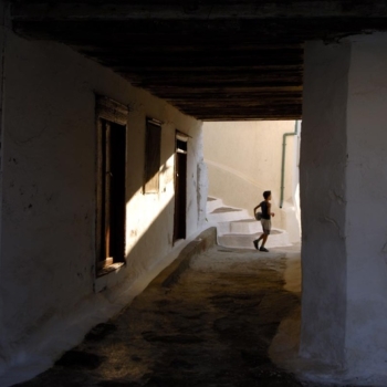 Chora. Kea island. Cyclades county. Greece. Europe. George Detsis. 09/2005.