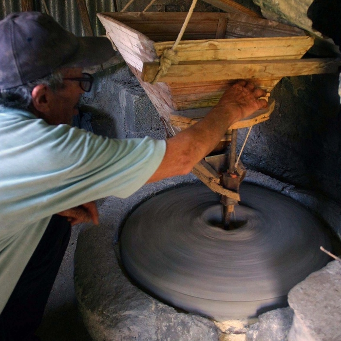 Andros - The watermills at Dipotamata in Korthi