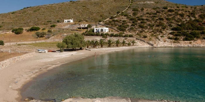 Panormos beach. Naxos island. Cyclades. Greece. Europe. George Detsis. 06/2008.