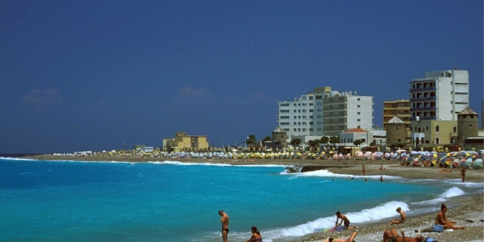 Beach in Rhodes Town
Rhodes, Dodecanese, Greece, Europe
©Clairy Moustafellou /IML Image Group