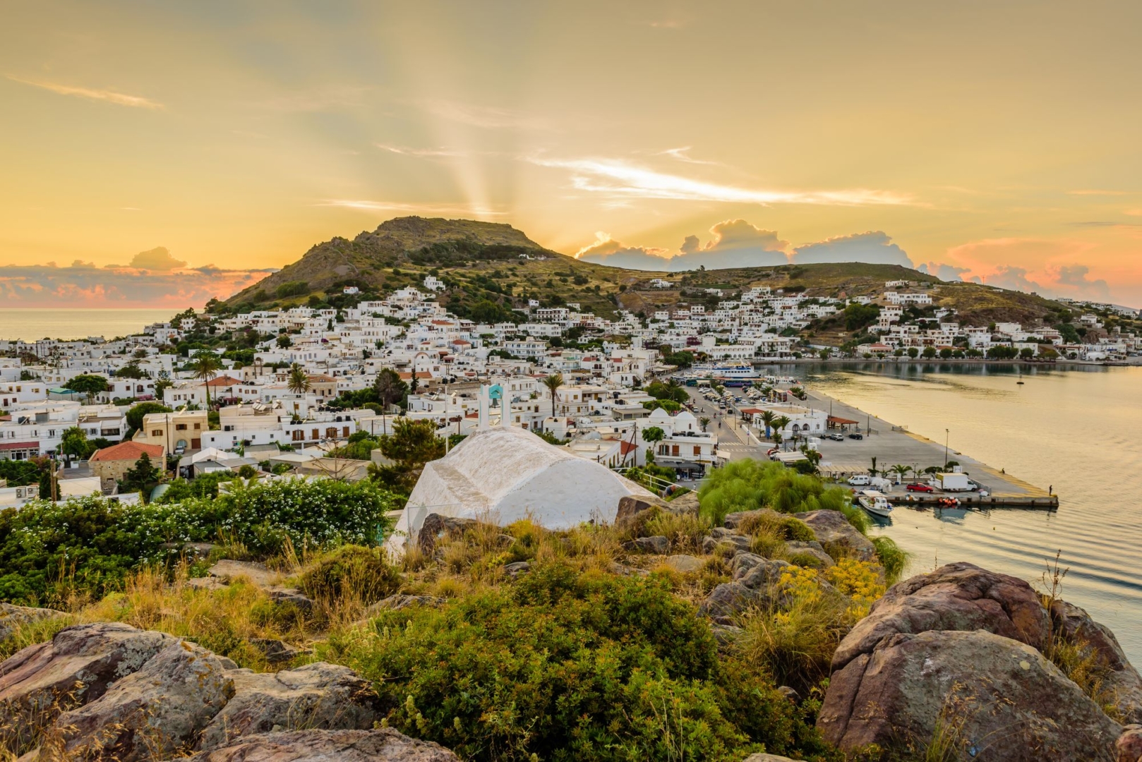 Patmos. Dodecanese islands.