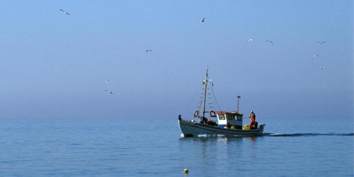 Fishing Boat, Chora Anafi, Cyclades, Greece, Europe ©Clairy Moustafellou /IML